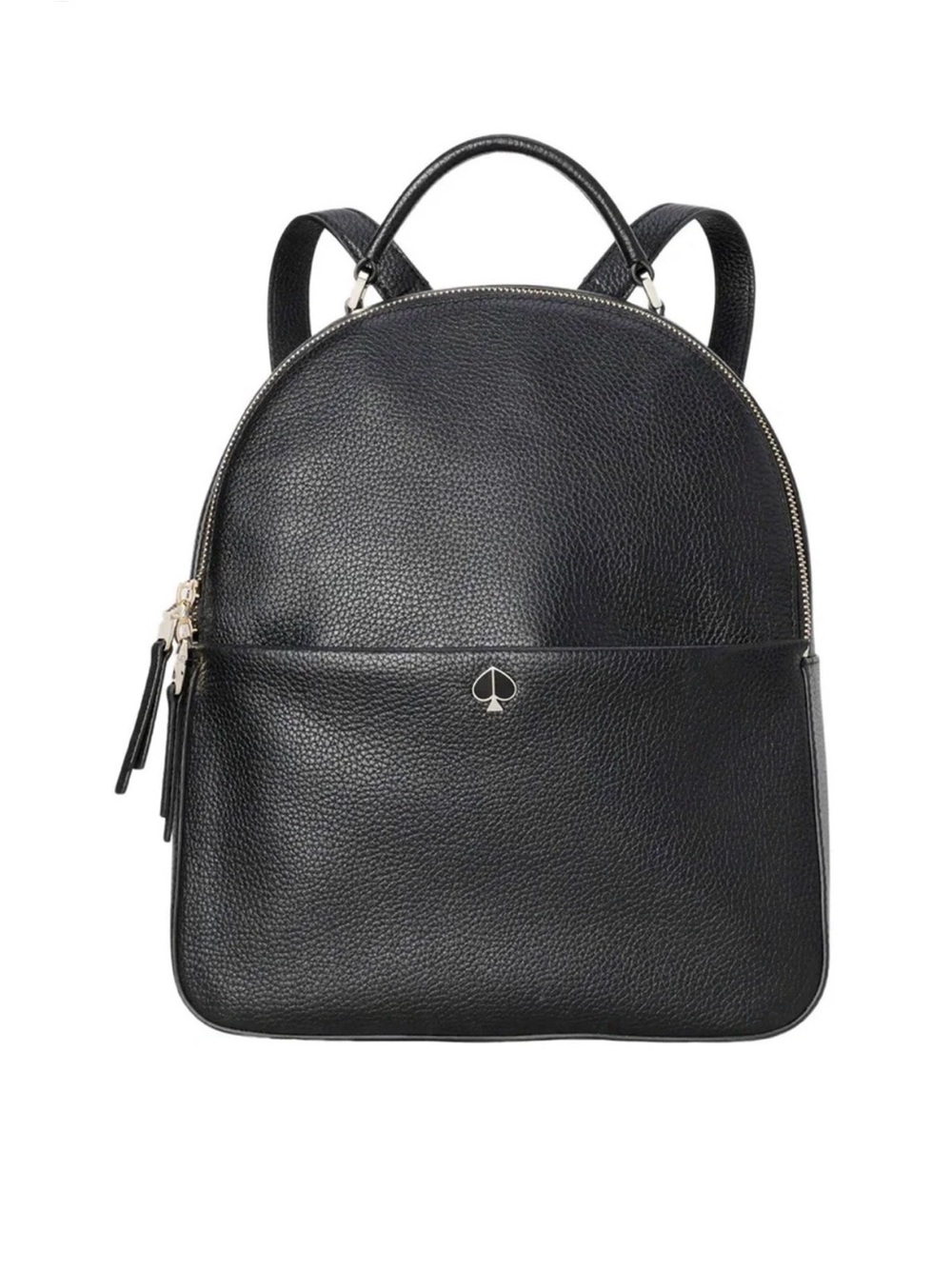 Kate Spade New York Polly Medium Leather Backpack with Spade Logo